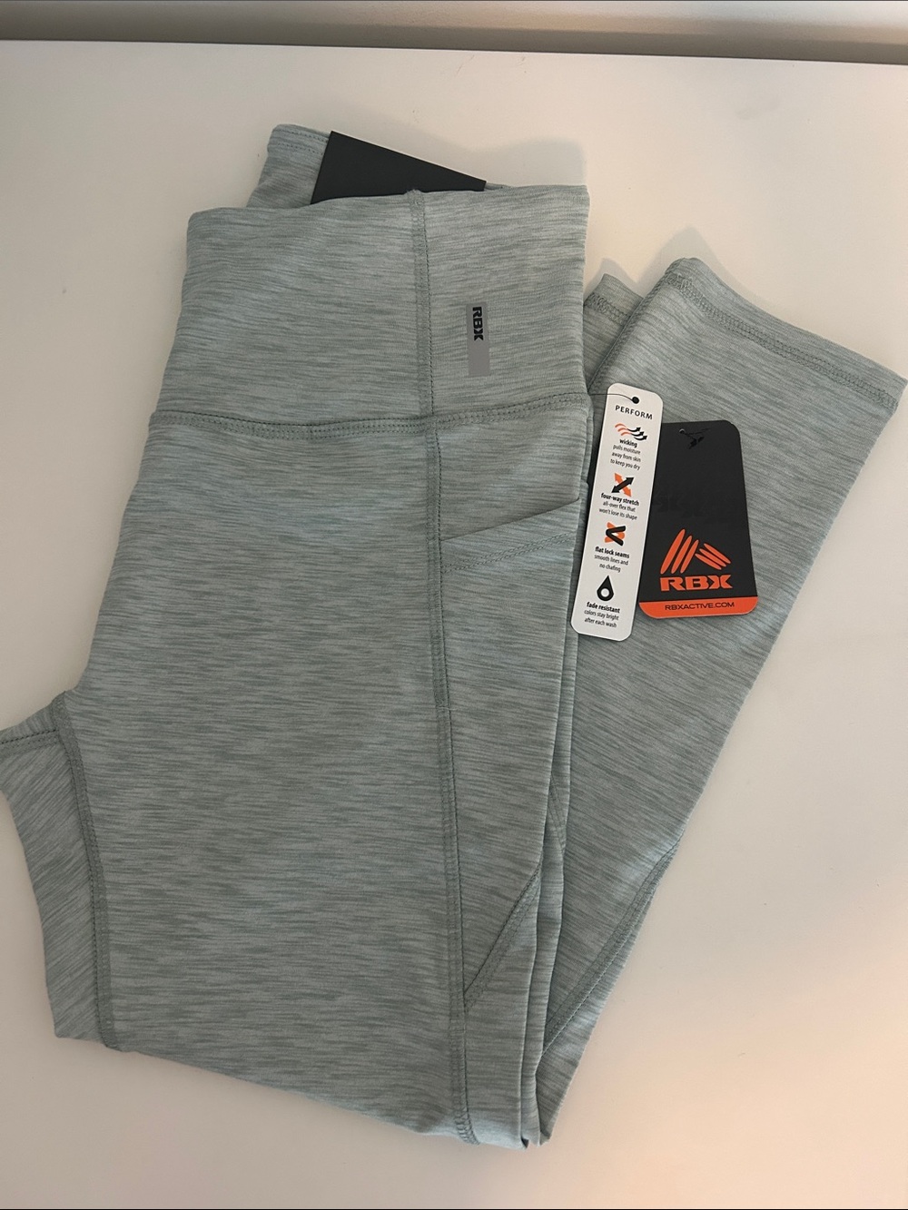 NWT Women’s RBX Light Sage Active Leggings